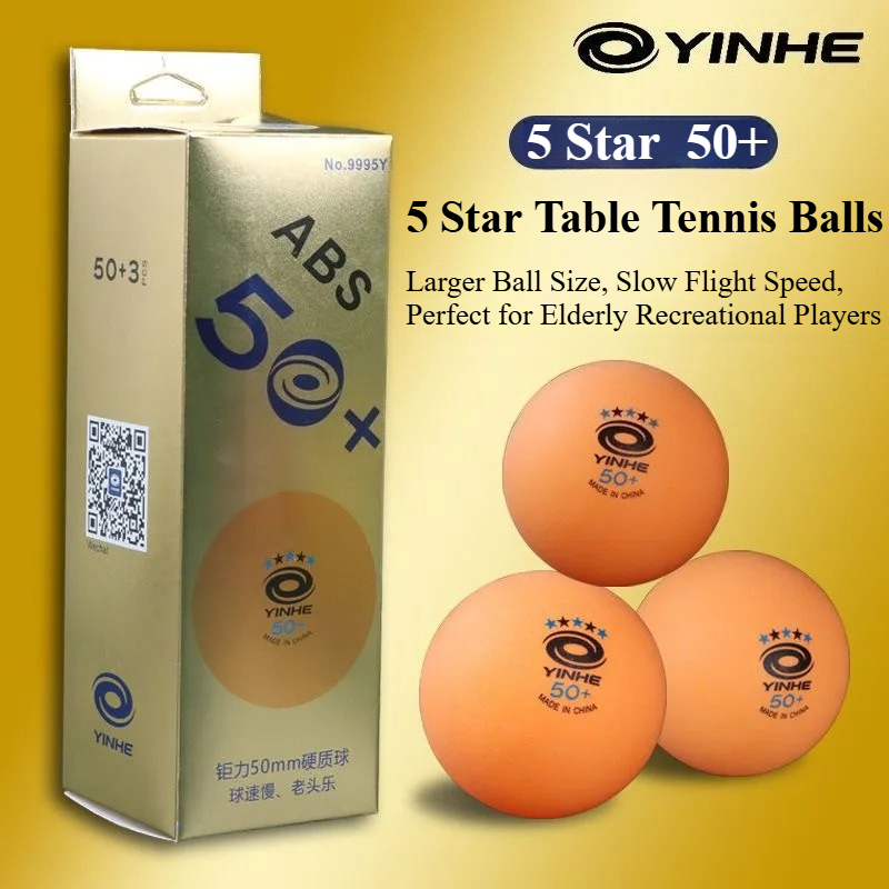 YINHE 5/6 Stars 50+/55+ Mm Tab - Table Tennis Olympics ulasan dan harga