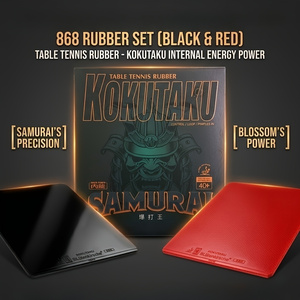 Kokutaku Sakura 868 Rubber Set - Table Tennis Racket ulasan dan harga