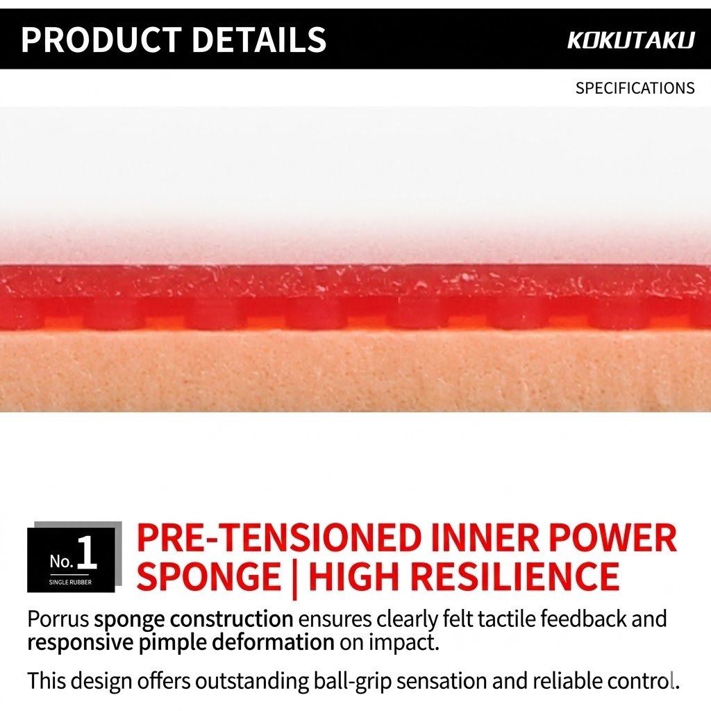 Kokutaku Sakura 868 Rubber Set - Table Tennis Racket ulasan dan harga