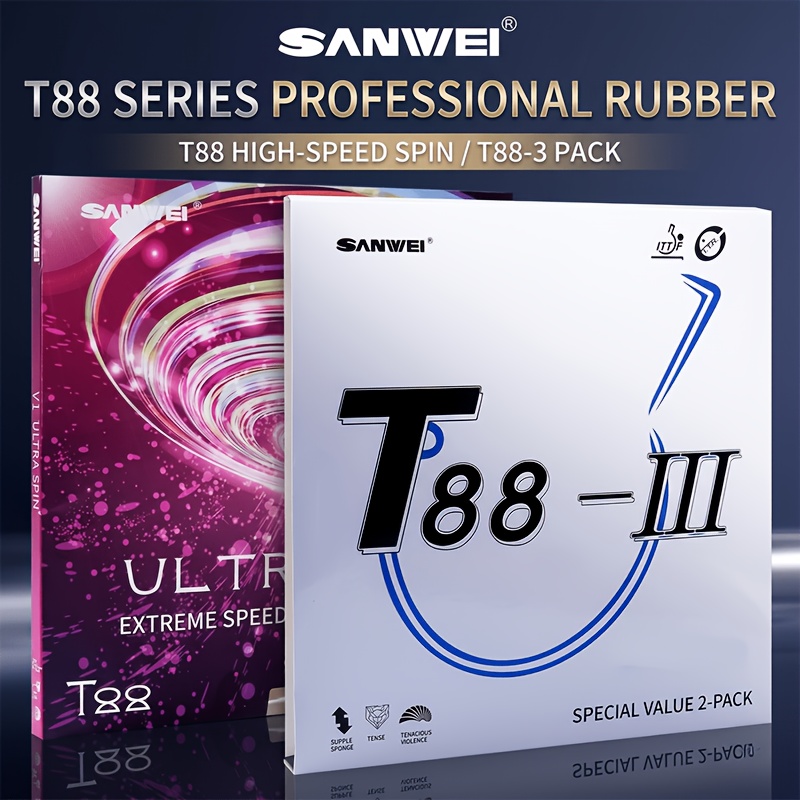 Three-Dimensional T88 Series T - Table Tennis Racket ulasan dan harga